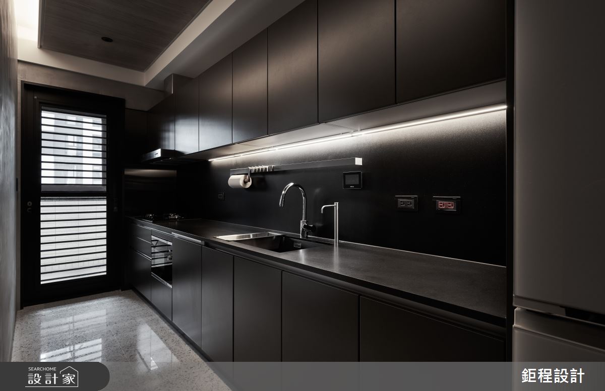28坪新成屋(5年以下)＿現代風廚房案例圖片＿鉅程設計＿鉅程_NO.15 Taipei-C宅之20