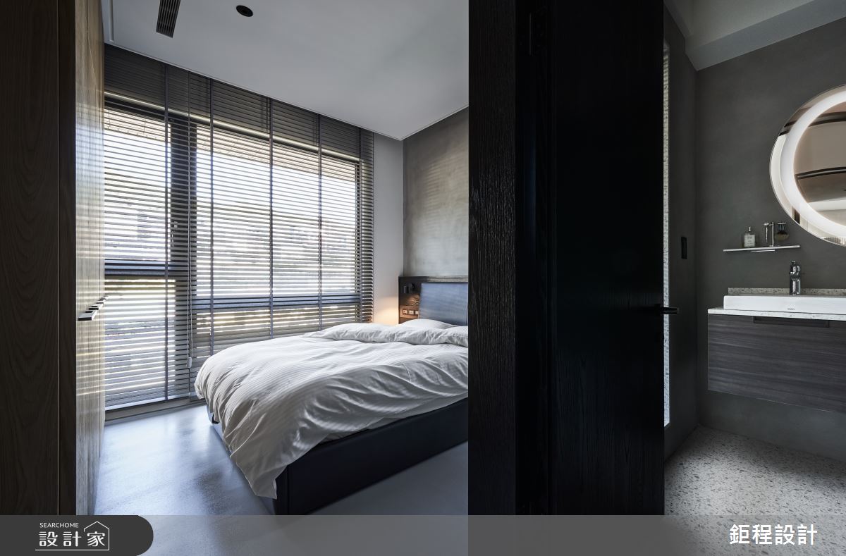28坪新成屋(5年以下)＿現代風臥室浴室案例圖片＿鉅程設計＿鉅程_NO.15 Taipei-C宅之21