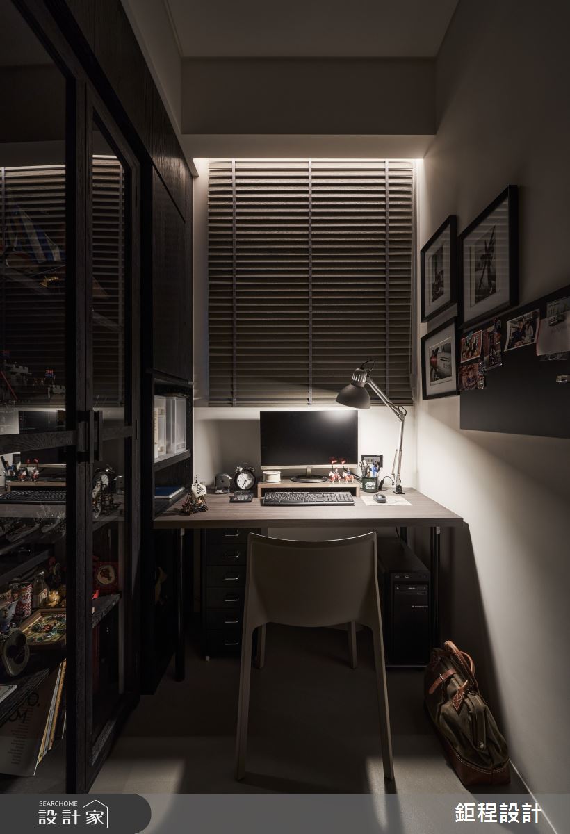 28坪新成屋(5年以下)＿現代風書房案例圖片＿鉅程設計＿鉅程_NO.15 Taipei-C宅之31