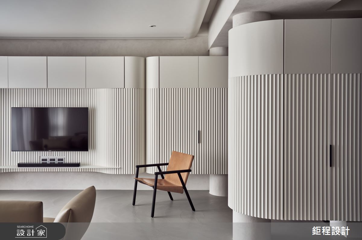 48坪中古屋(5~15年)＿現代風玄關客廳案例圖片＿鉅程設計＿鉅程_NO.16 Taipei-H宅之9