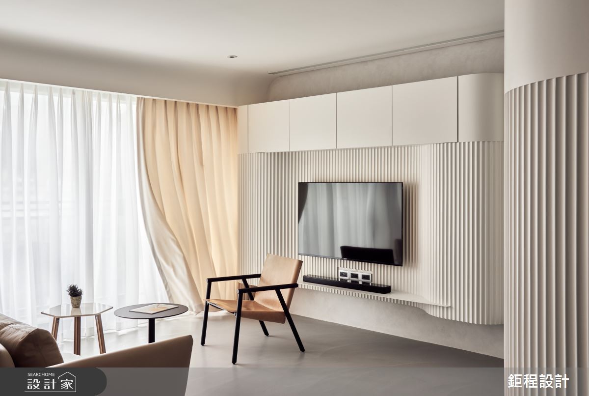 48坪中古屋(5~15年)＿現代風客廳案例圖片＿鉅程設計＿鉅程_NO.16 Taipei-H宅之16