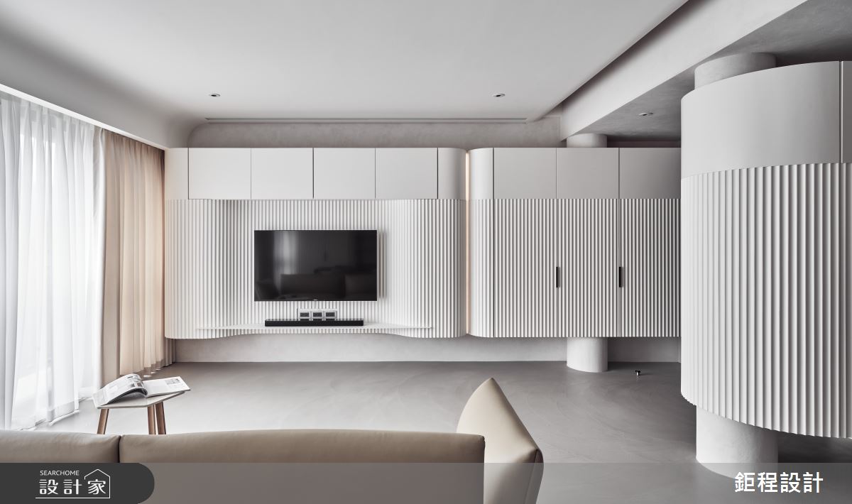48坪中古屋(5~15年)＿現代風客廳案例圖片＿鉅程設計＿鉅程_NO.16 Taipei-H宅之17