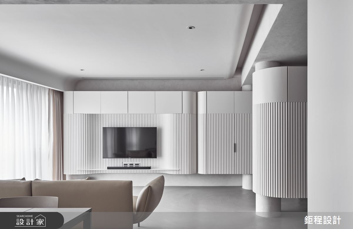 48坪中古屋(5~15年)＿現代風客廳案例圖片＿鉅程設計＿鉅程_NO.16 Taipei-H宅之19