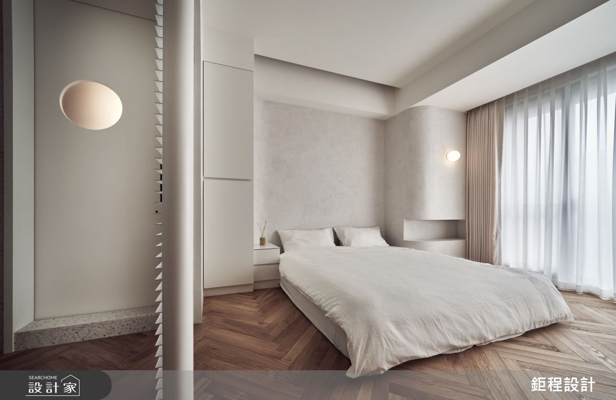 48坪中古屋(5~15年)＿現代風臥室案例圖片＿鉅程設計＿鉅程_NO.16 Taipei-H宅之39