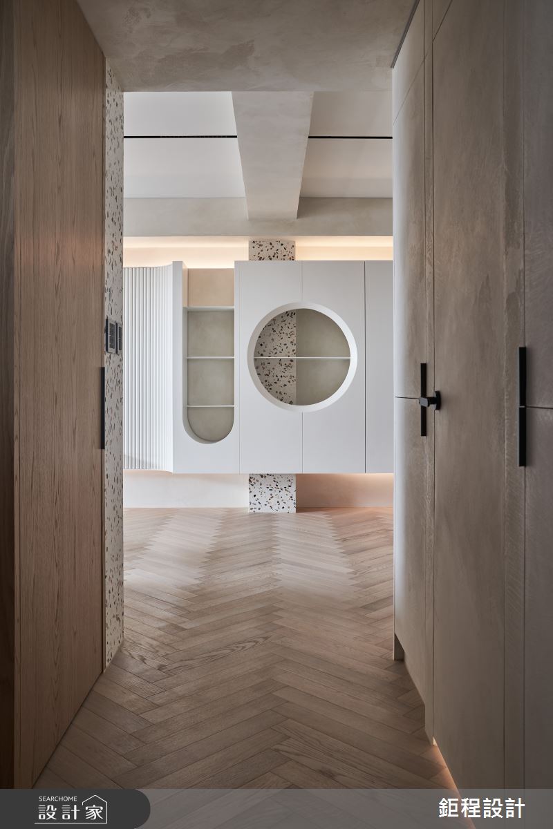 28坪新成屋(5年以下)＿現代風走廊案例圖片＿鉅程設計＿鉅程_NO.17 Taipei-L宅之4