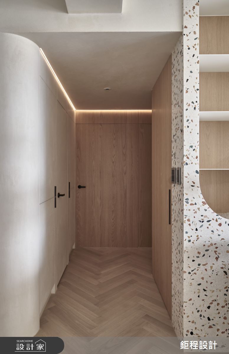28坪新成屋(5年以下)＿現代風走廊案例圖片＿鉅程設計＿鉅程_NO.17 Taipei-L宅之21