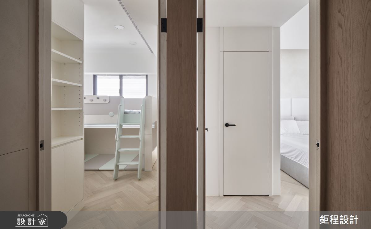 28坪新成屋(5年以下)＿現代風臥室兒童房兒童房案例圖片＿鉅程設計＿鉅程_NO.17 Taipei-L宅之23
