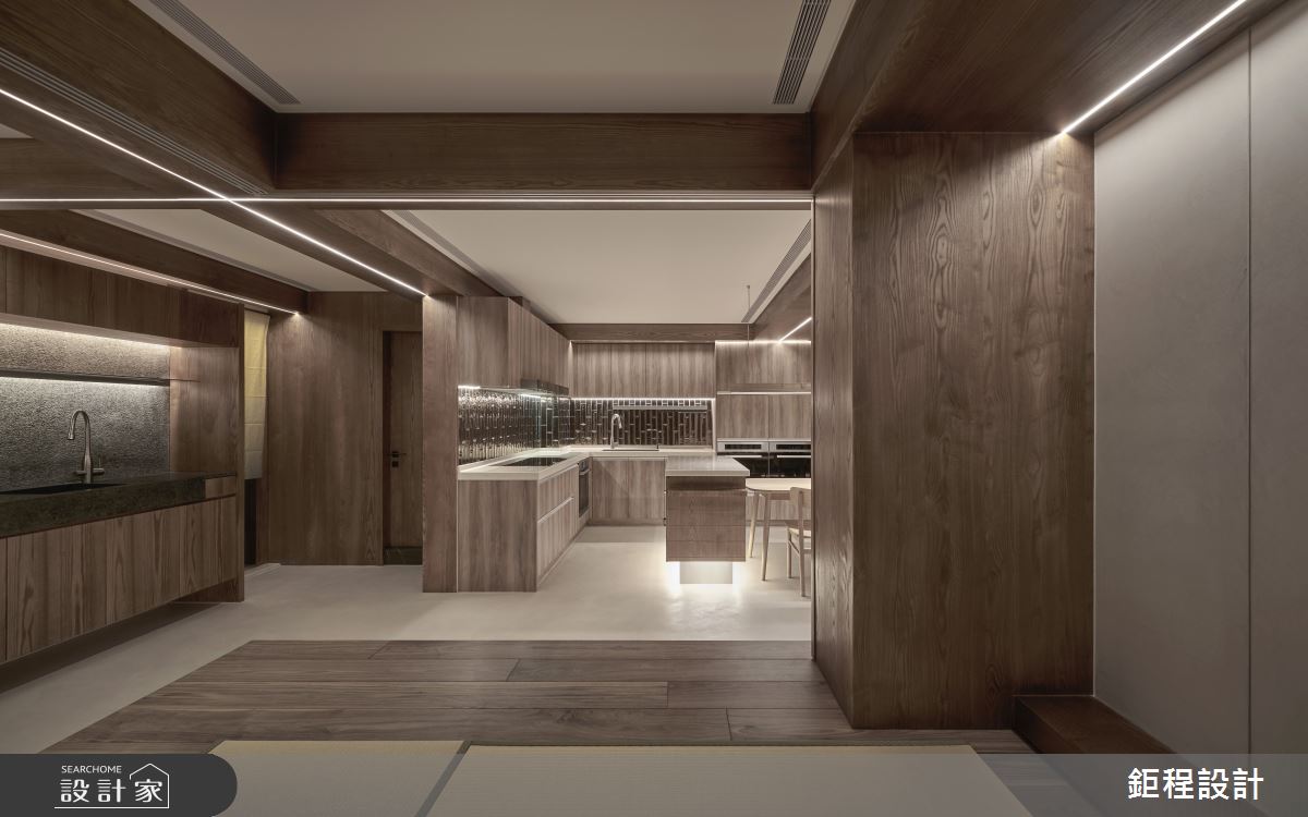 50坪老屋(16~30年)＿日式風餐廳廚房和室中島案例圖片＿鉅程設計＿鉅程_NO.18 New Taipei City-C宅之11