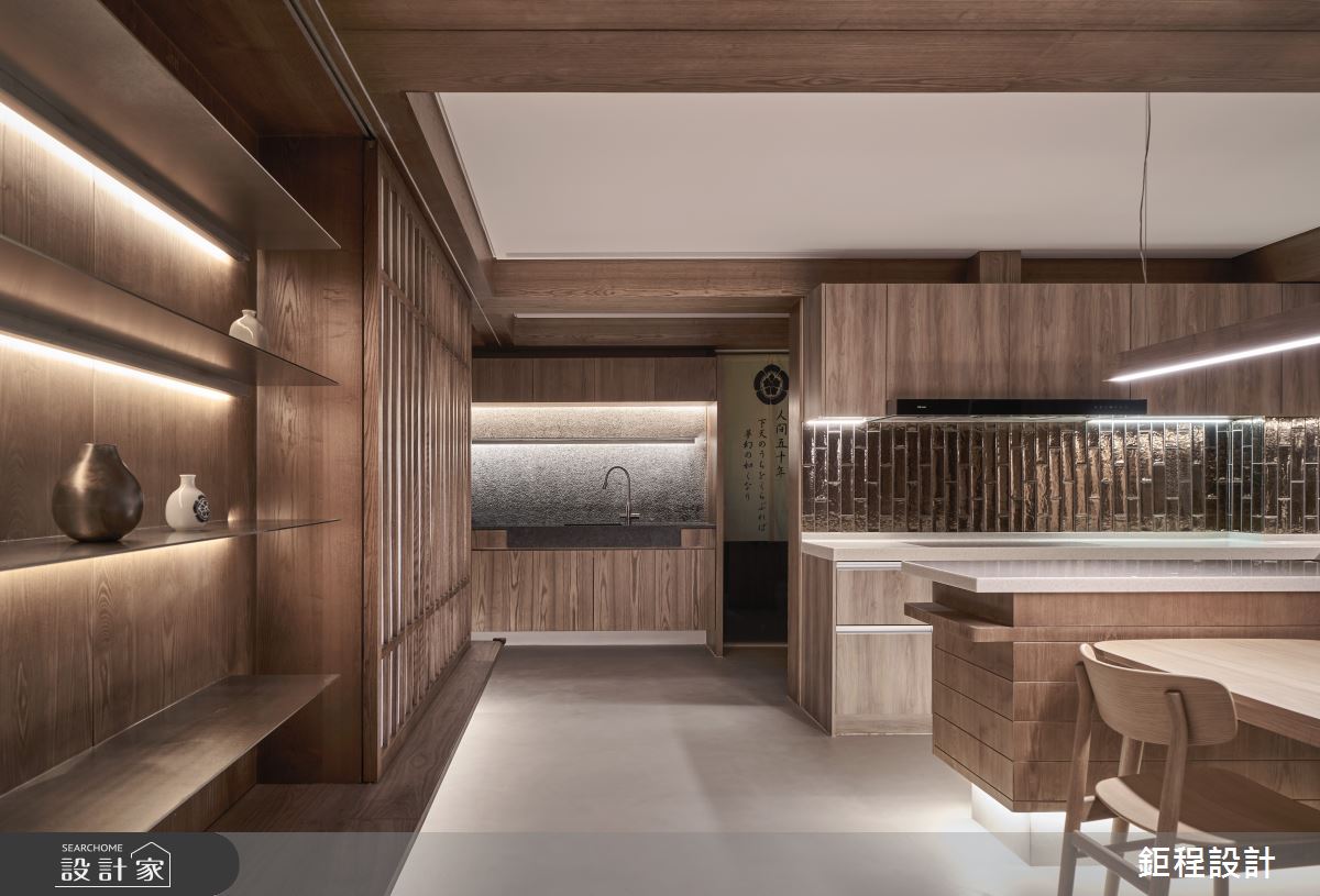 50坪老屋(16~30年)＿日式風餐廳中島案例圖片＿鉅程設計＿鉅程_NO.18 New Taipei City-C宅之12