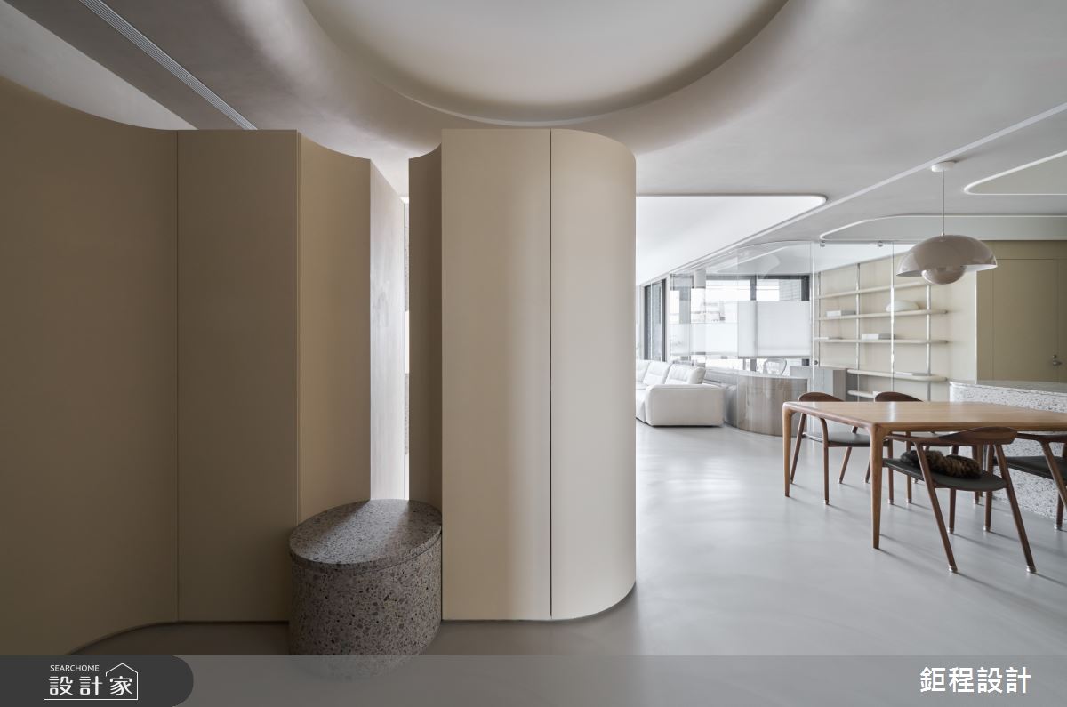 50坪新成屋(5年以下)＿現代風玄關客廳餐廳案例圖片＿鉅程設計＿鉅程_NO.19 Taipei City-T宅之7