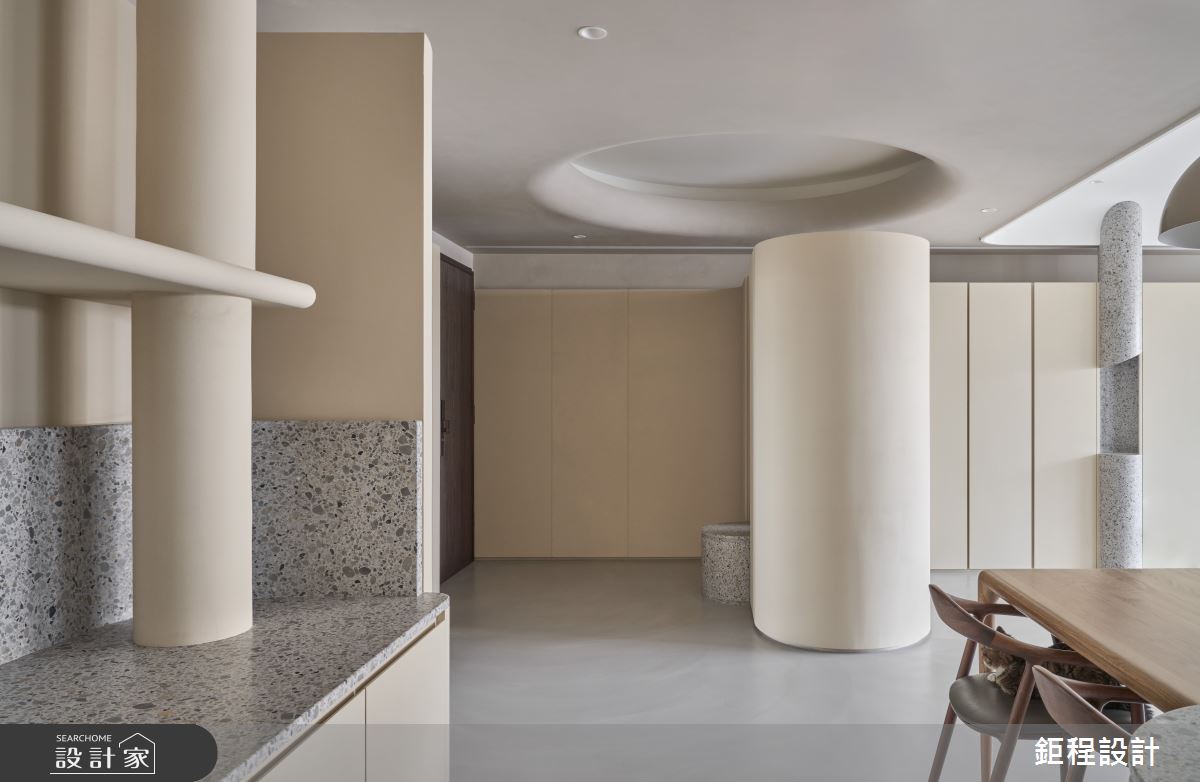 50坪新成屋(5年以下)＿現代風玄關餐廳案例圖片＿鉅程設計＿鉅程_NO.19 Taipei City-T宅之16