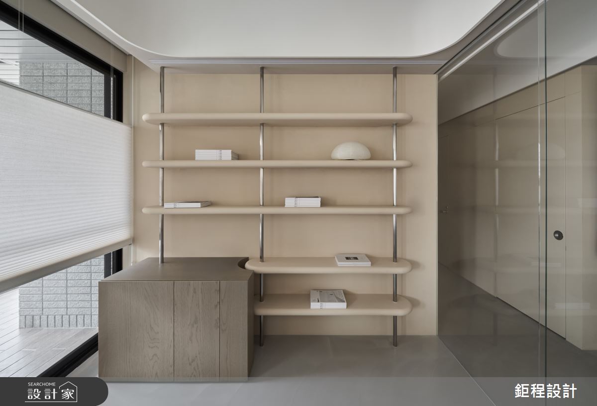 50坪新成屋(5年以下)＿現代風書房案例圖片＿鉅程設計＿鉅程_NO.19 Taipei City-T宅之30