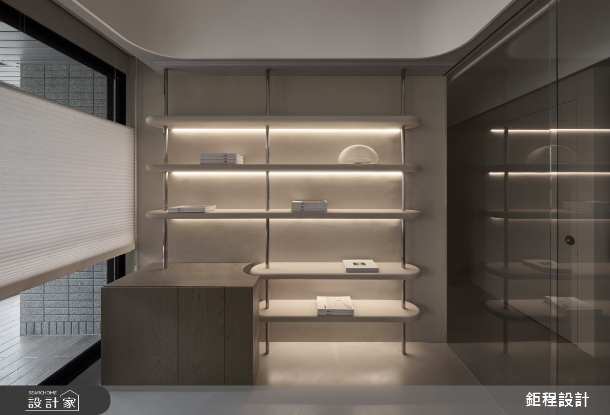 50坪新成屋(5年以下)＿現代風書房案例圖片＿鉅程設計＿鉅程_NO.19 Taipei City-T宅之31