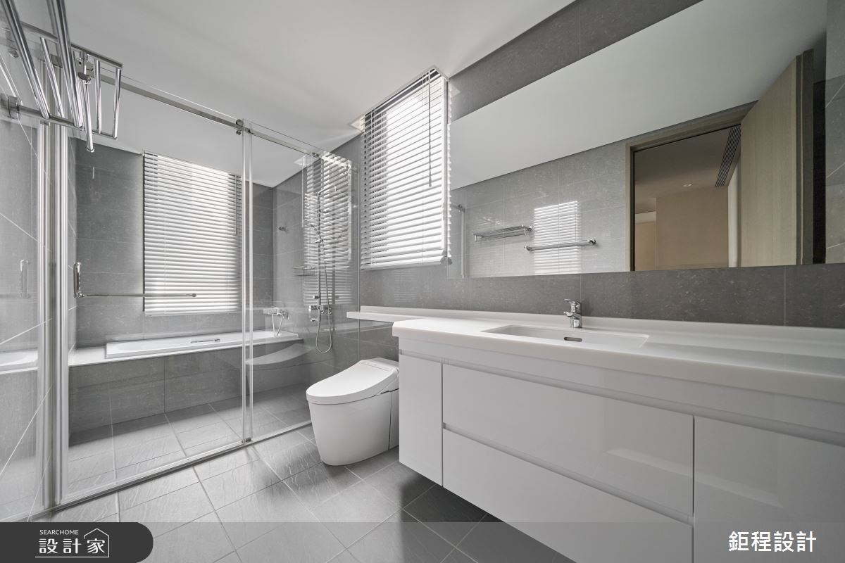 50坪新成屋(5年以下)＿現代風浴室案例圖片＿鉅程設計＿鉅程_NO.19 Taipei City-T宅之38