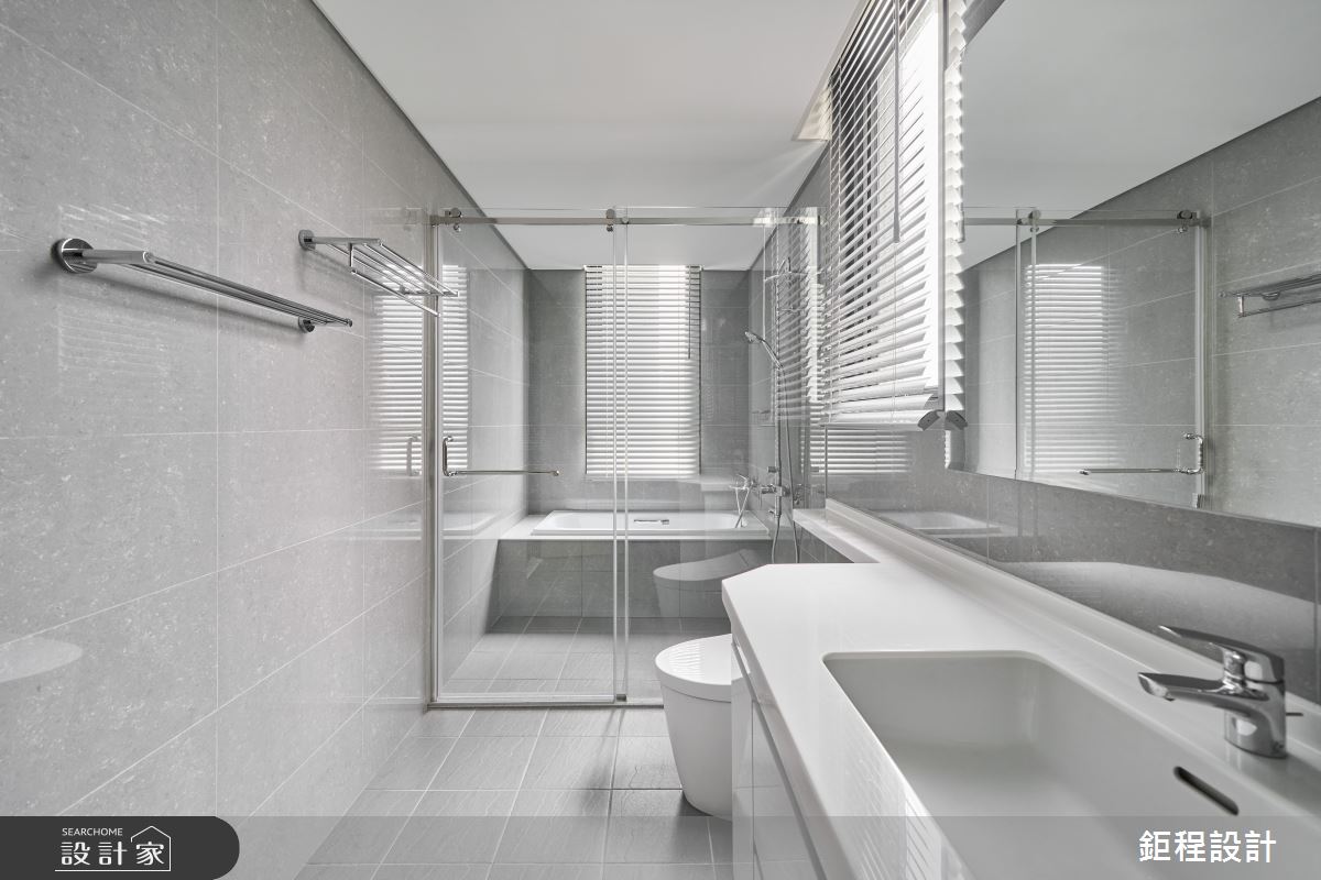 50坪新成屋(5年以下)＿現代風浴室案例圖片＿鉅程設計＿鉅程_NO.19 Taipei City-T宅之39
