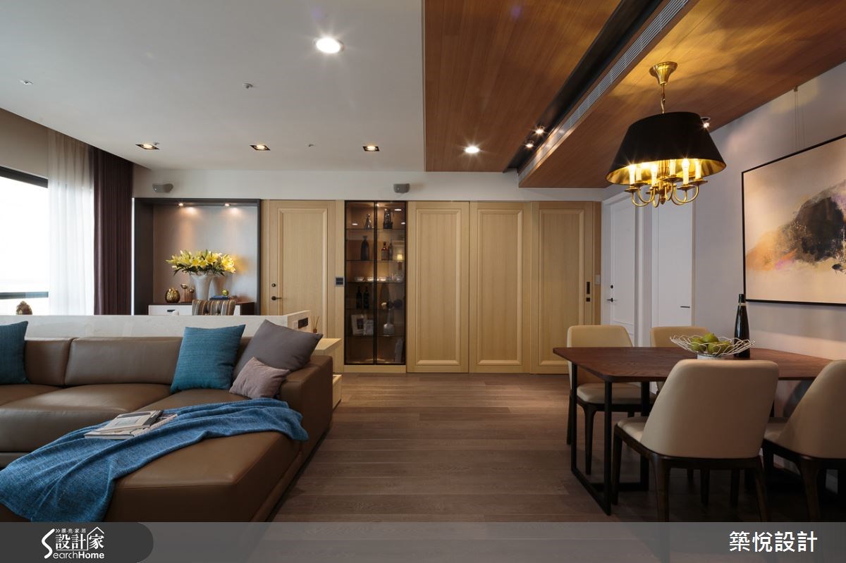 30坪新成屋(5年以下)＿混搭風客廳餐廳案例圖片＿築悅空間設計＿築悅_01之4