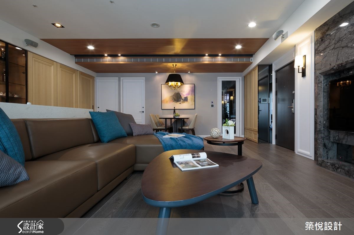 30坪新成屋(5年以下)＿混搭風客廳餐廳案例圖片＿築悅空間設計＿築悅_01之6