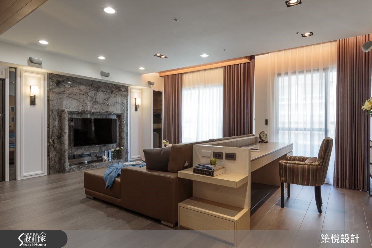 30坪新成屋(5年以下)＿混搭風客廳案例圖片＿築悅空間設計＿築悅_01之8