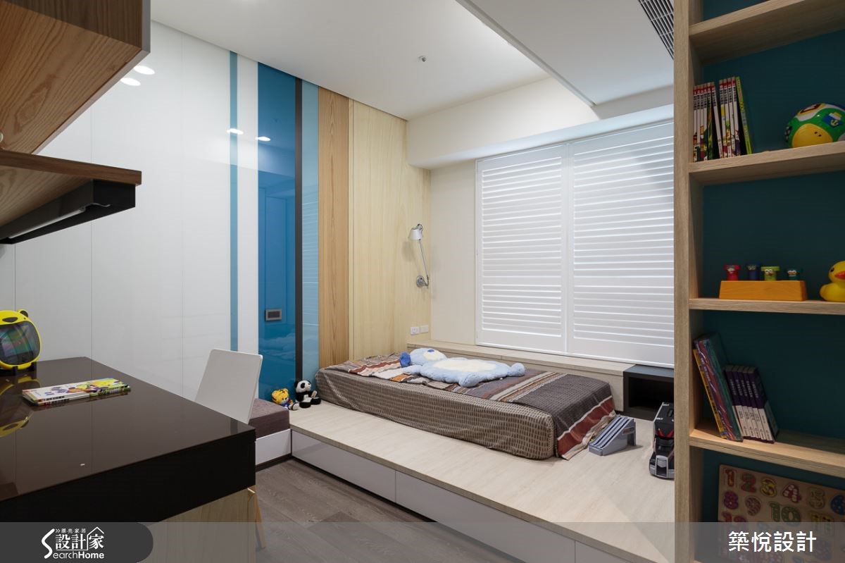 30坪新成屋(5年以下)＿混搭風臥室臥榻案例圖片＿築悅空間設計＿築悅_01之23