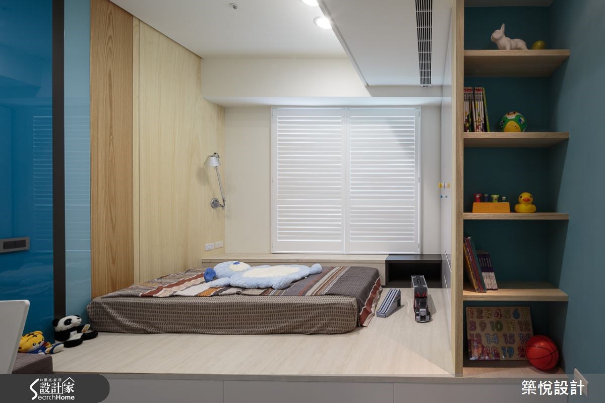 30坪新成屋(5年以下)＿混搭風臥室臥榻案例圖片＿築悅空間設計＿築悅_01之24