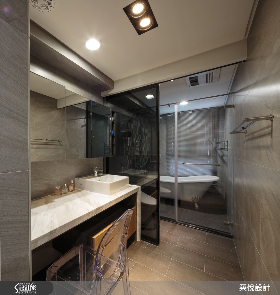 30坪新成屋(5年以下)＿混搭風浴室案例圖片＿築悅空間設計＿築悅_01之31
