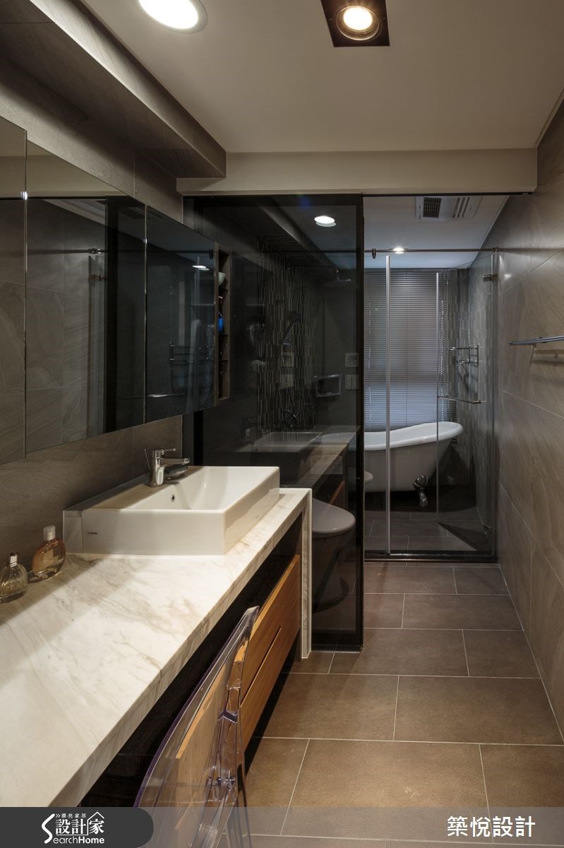 30坪新成屋(5年以下)＿混搭風浴室案例圖片＿築悅空間設計＿築悅_01之32