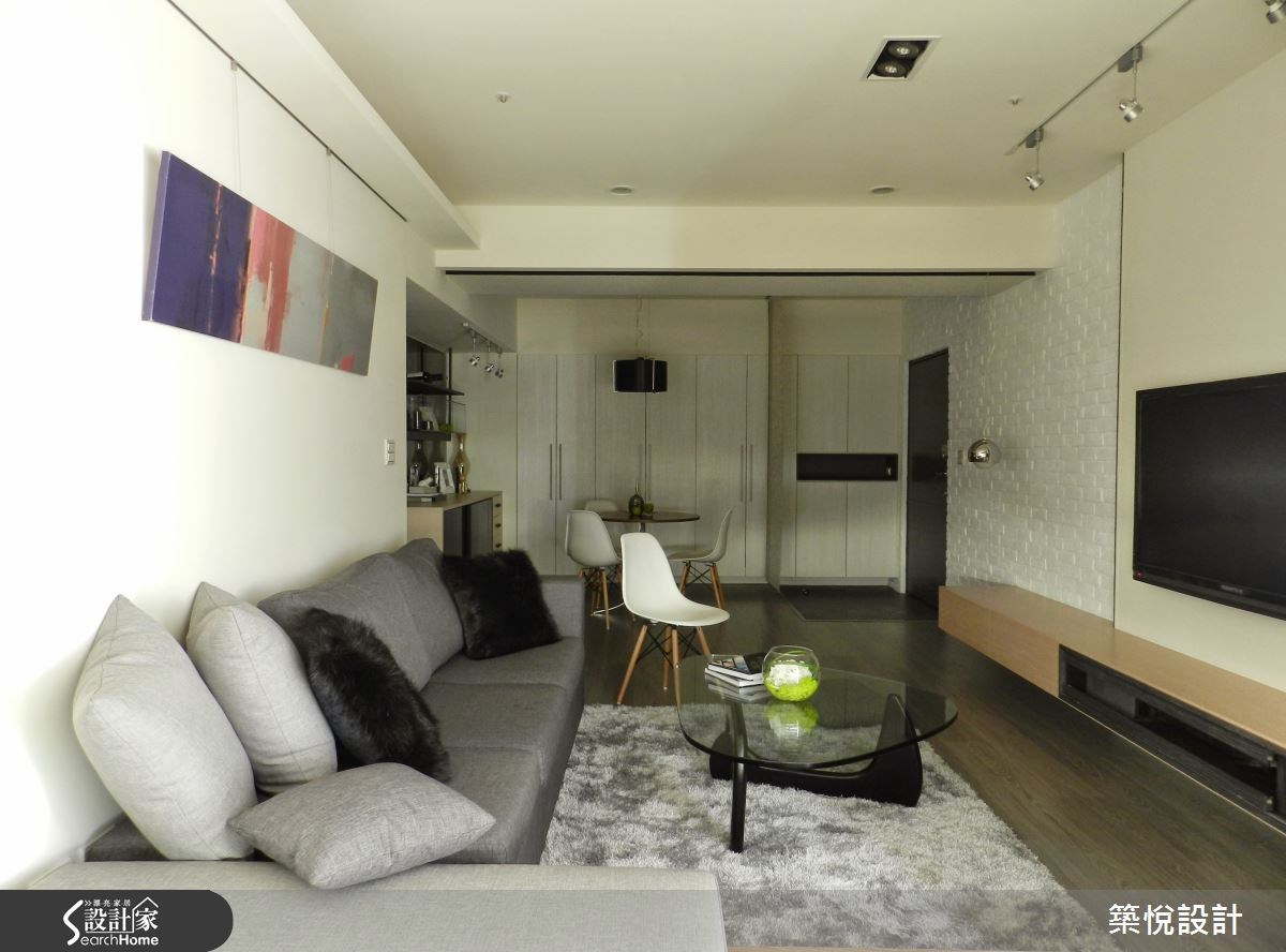 22坪中古屋(5~15年)＿簡約風玄關客廳餐廳案例圖片＿築悅空間設計＿築悅_03之5