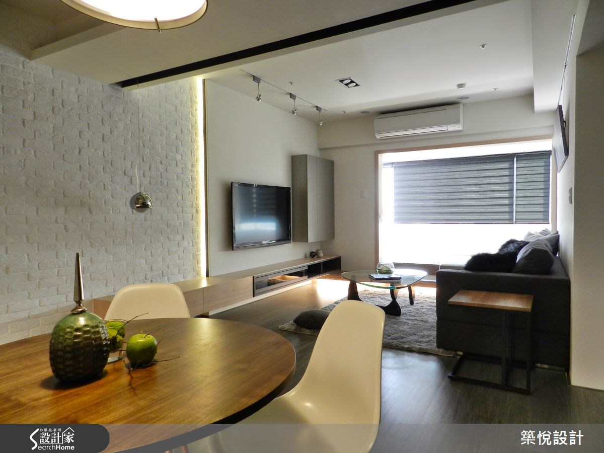 22坪中古屋(5~15年)＿簡約風客廳餐廳案例圖片＿築悅空間設計＿築悅_03之7