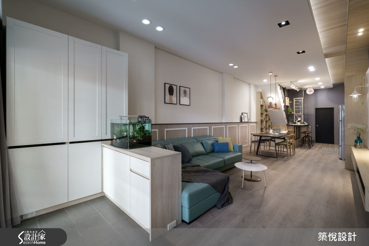 20坪中古屋(5~15年)＿工業風客廳餐廳案例圖片＿築悅空間設計＿築悅_04之1