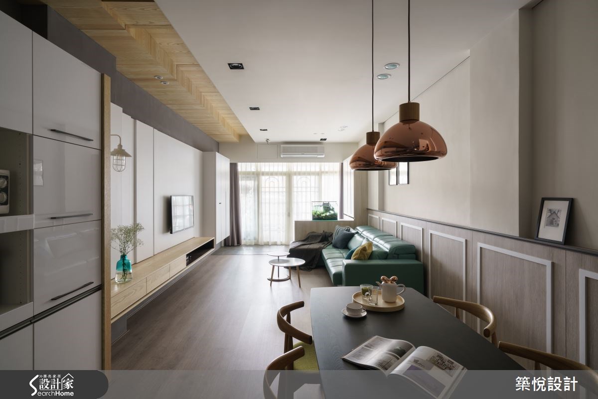 20坪中古屋(5~15年)＿工業風客廳餐廳案例圖片＿築悅空間設計＿築悅_04之5