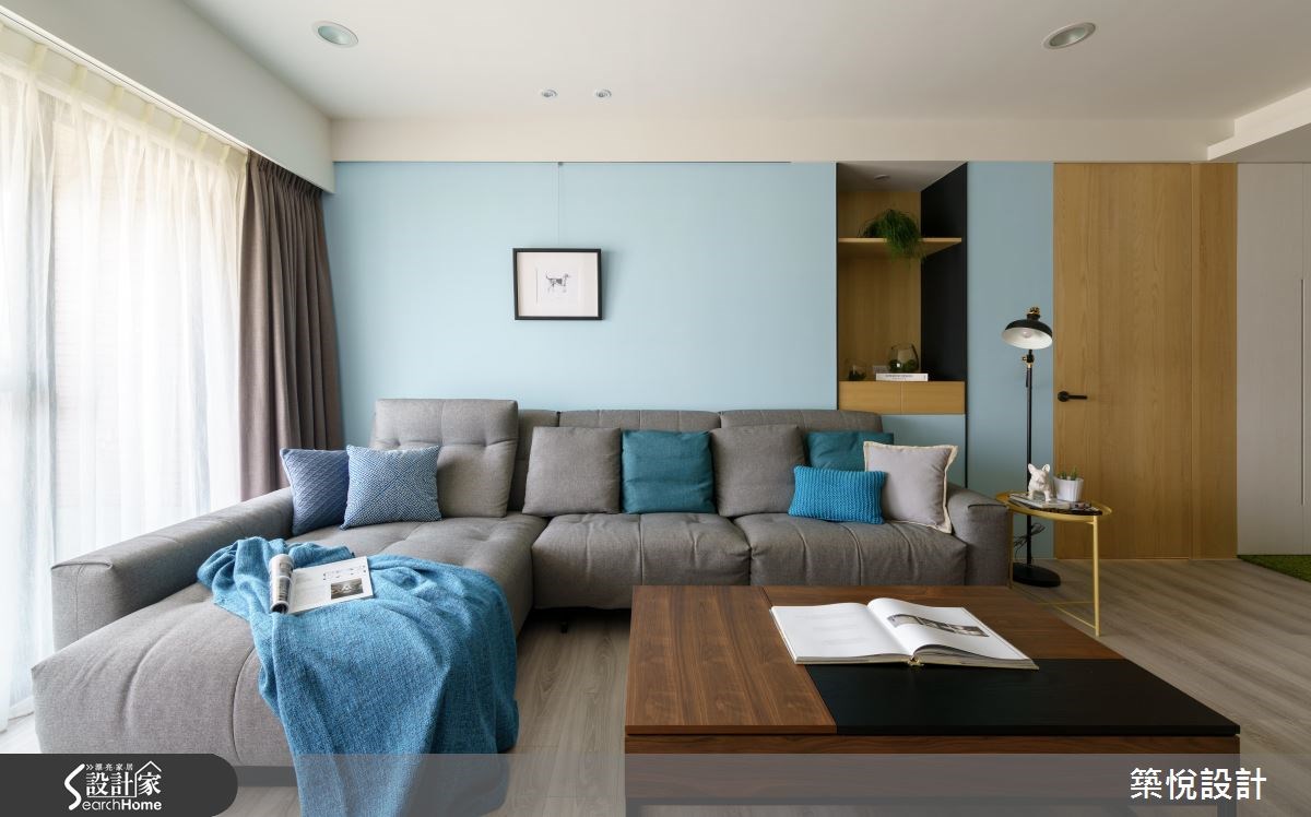 45坪中古屋(5~15年)＿北歐風客廳案例圖片＿築悅空間設計＿築悅_05之3