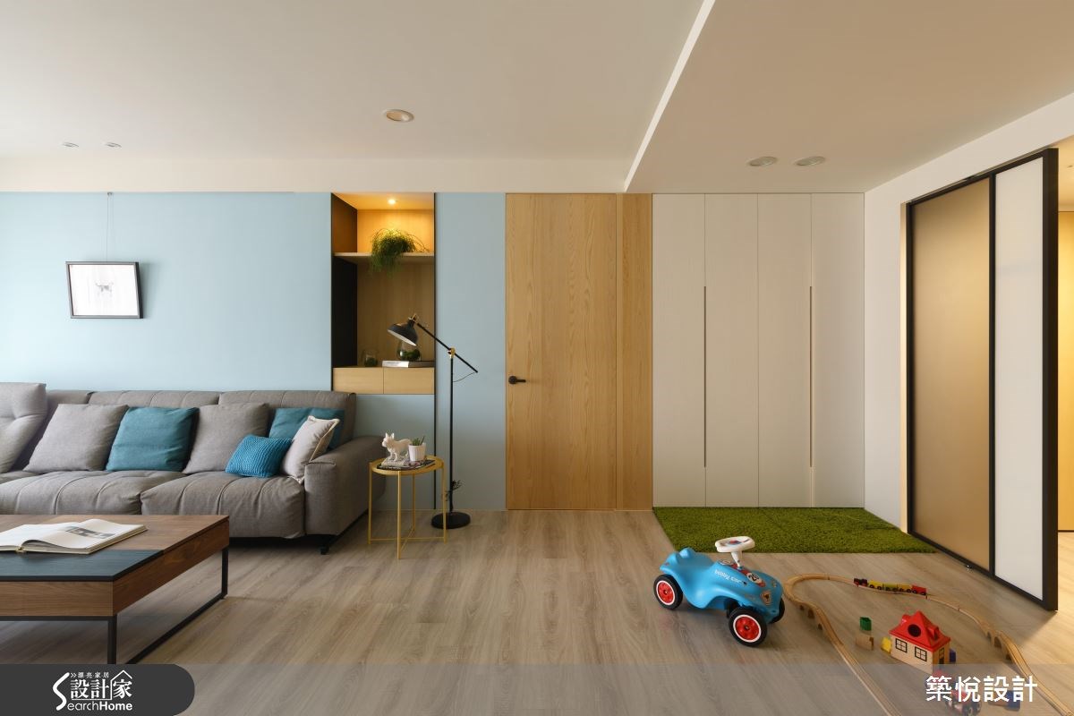 45坪中古屋(5~15年)＿北歐風客廳案例圖片＿築悅空間設計＿築悅_05之6