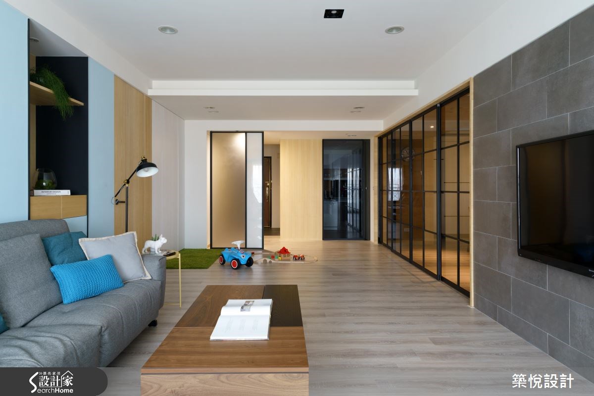 45坪中古屋(5~15年)＿北歐風客廳案例圖片＿築悅空間設計＿築悅_05之7