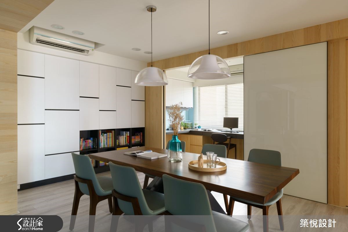 45坪中古屋(5~15年)＿北歐風餐廳書房案例圖片＿築悅空間設計＿築悅_05之13