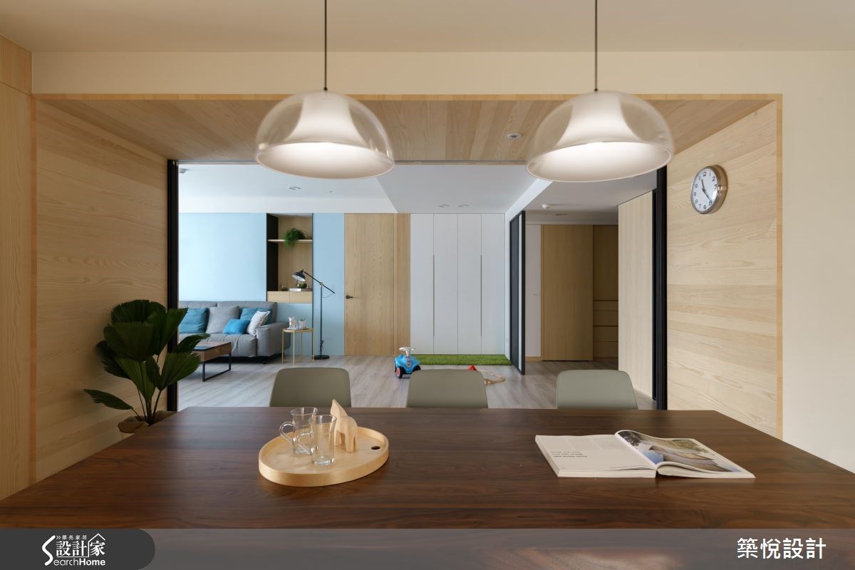 45坪中古屋(5~15年)＿北歐風客廳餐廳案例圖片＿築悅空間設計＿築悅_05之16