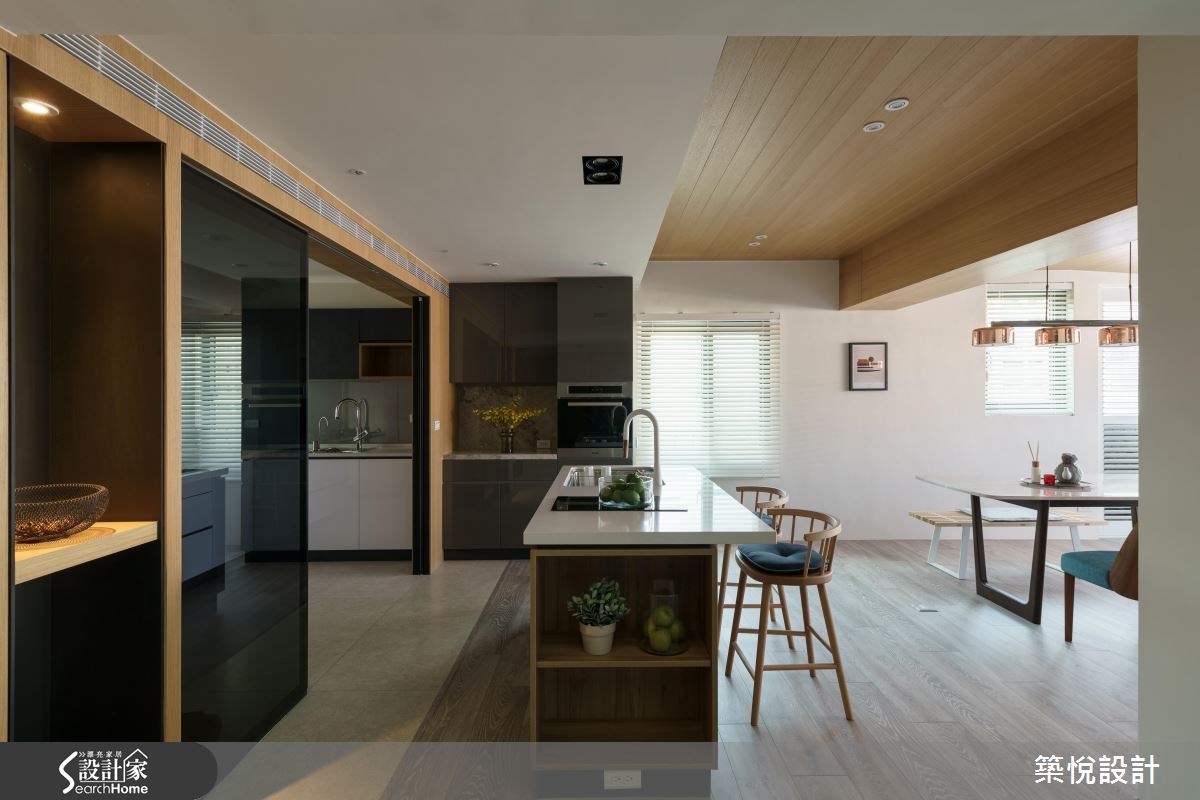 50坪老屋(16~30年)＿工業風廚房吧檯案例圖片＿築悅空間設計＿築悅_06之8