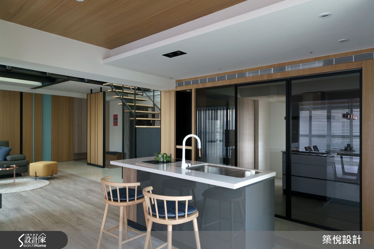 50坪老屋(16~30年)＿工業風廚房吧檯案例圖片＿築悅空間設計＿築悅_06之9