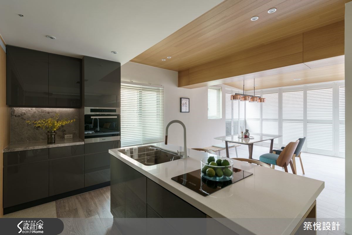 50坪老屋(16~30年)＿工業風餐廳廚房吧檯案例圖片＿築悅空間設計＿築悅_06之10