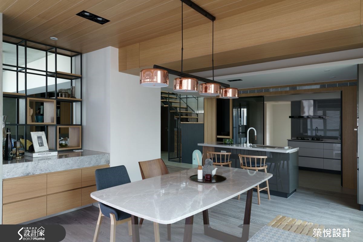 50坪老屋(16~30年)＿工業風餐廳吧檯案例圖片＿築悅空間設計＿築悅_06之11