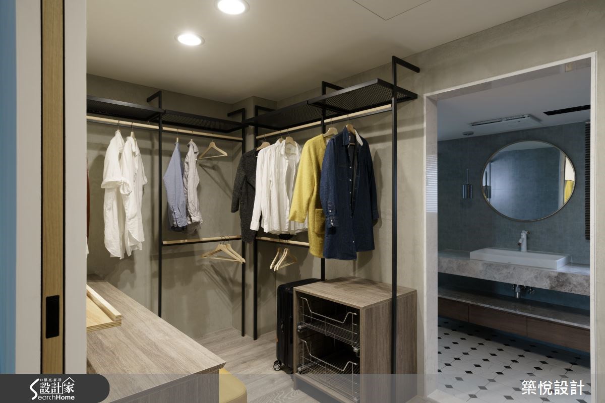 50坪老屋(16~30年)＿工業風更衣間浴室案例圖片＿築悅空間設計＿築悅_06之20