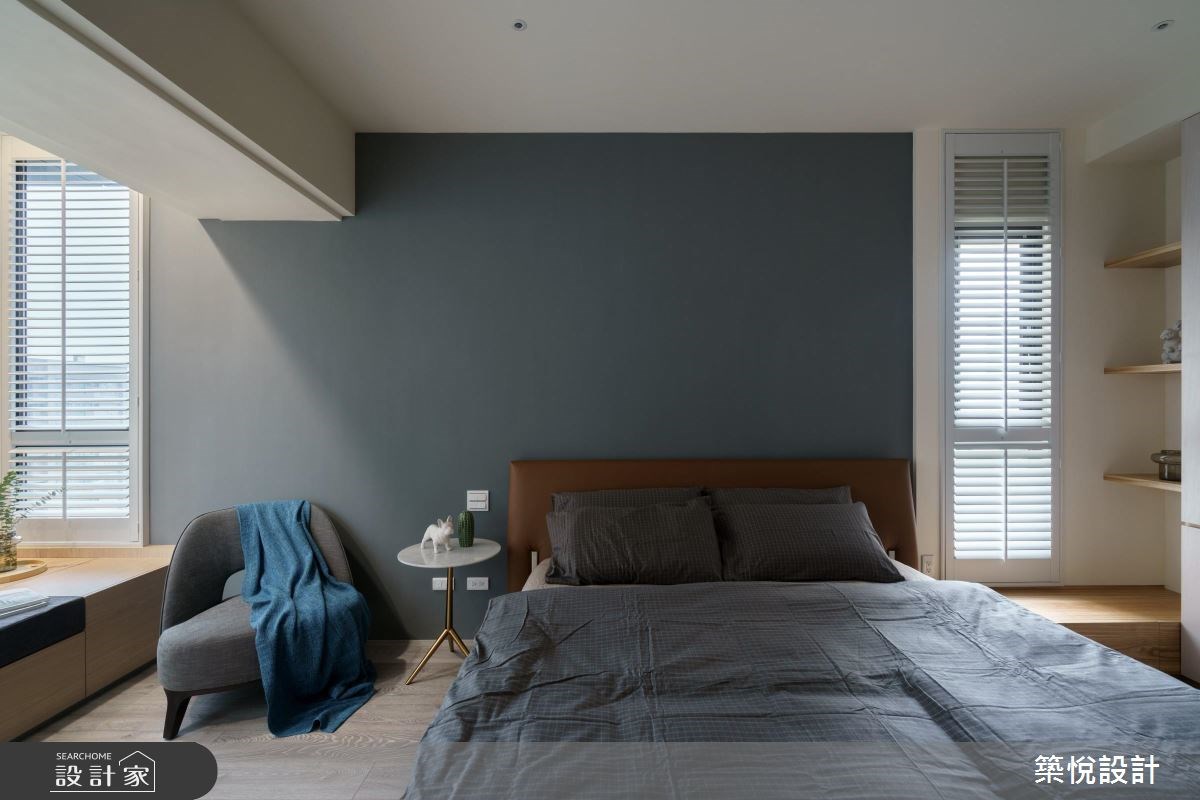 40坪新成屋(5年以下)＿北歐風臥室案例圖片＿築悅空間設計＿築悅_07之17