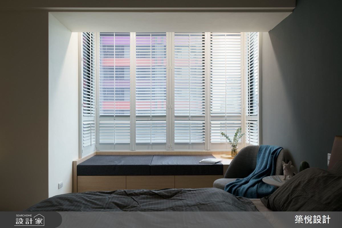 40坪新成屋(5年以下)＿北歐風臥室案例圖片＿築悅空間設計＿築悅_07之19