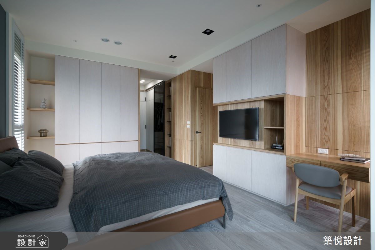 40坪新成屋(5年以下)＿北歐風臥室案例圖片＿築悅空間設計＿築悅_07之20