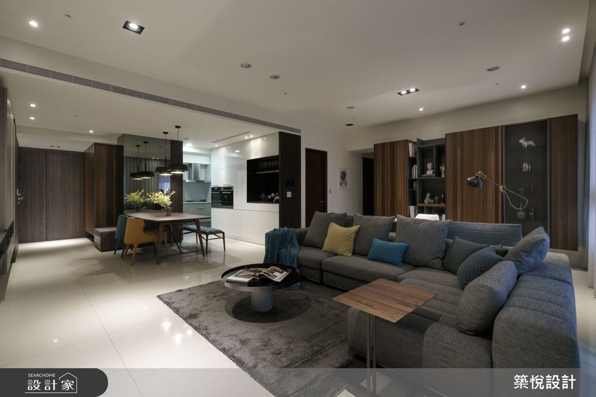 38坪新成屋(5年以下)＿現代風客廳案例圖片＿築悅空間設計＿築悅_08之6