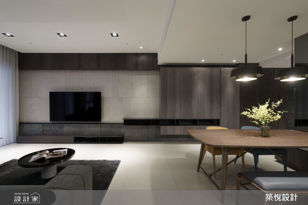 38坪新成屋(5年以下)＿現代風客廳案例圖片＿築悅空間設計＿築悅_08之12