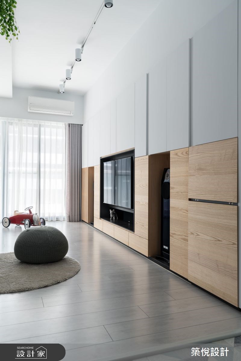22坪新成屋(5年以下)＿北歐風客廳案例圖片＿築悅空間設計＿築悅_09之2