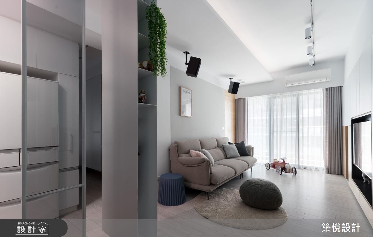 22坪新成屋(5年以下)＿北歐風客廳案例圖片＿築悅空間設計＿築悅_09之4