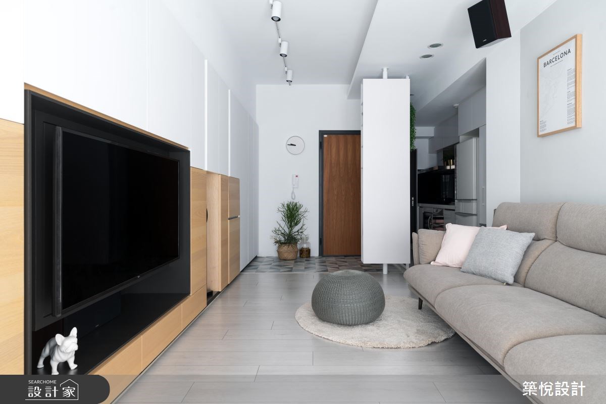 22坪新成屋(5年以下)＿北歐風玄關客廳廚房案例圖片＿築悅空間設計＿築悅_09之6