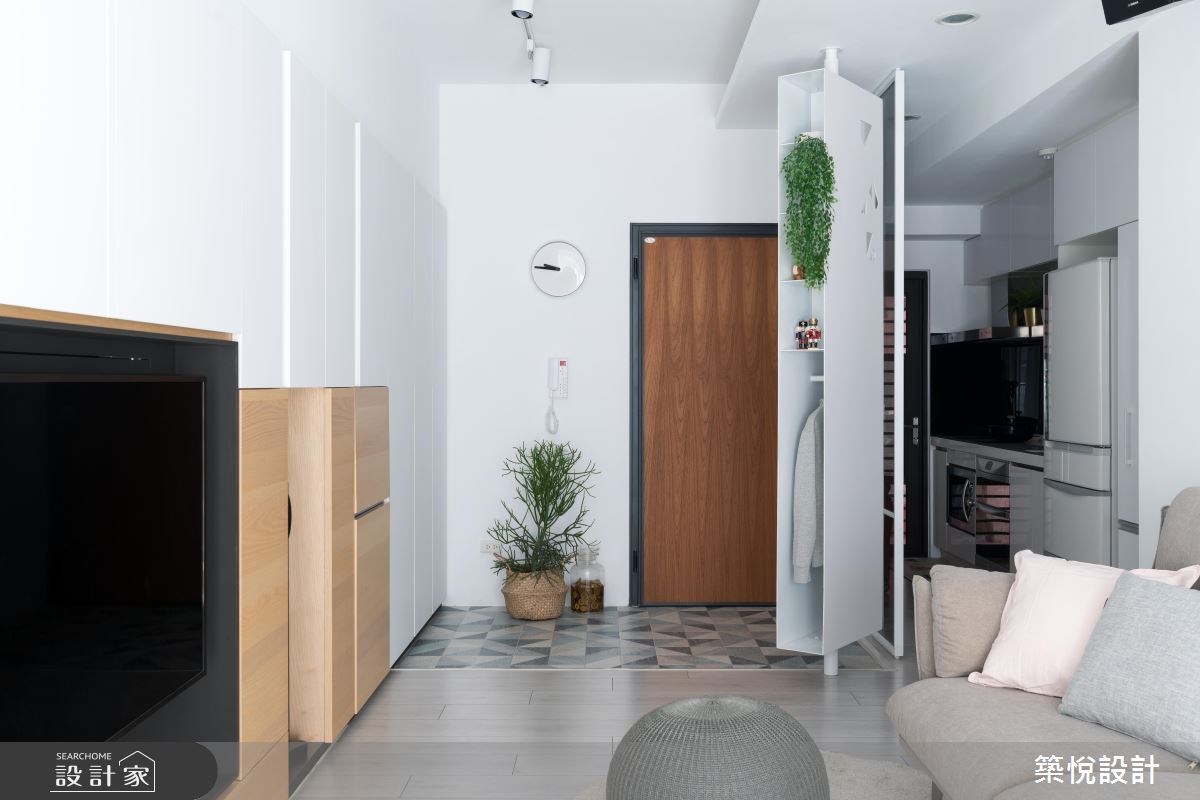 22坪新成屋(5年以下)＿北歐風玄關客廳案例圖片＿築悅空間設計＿築悅_09之8
