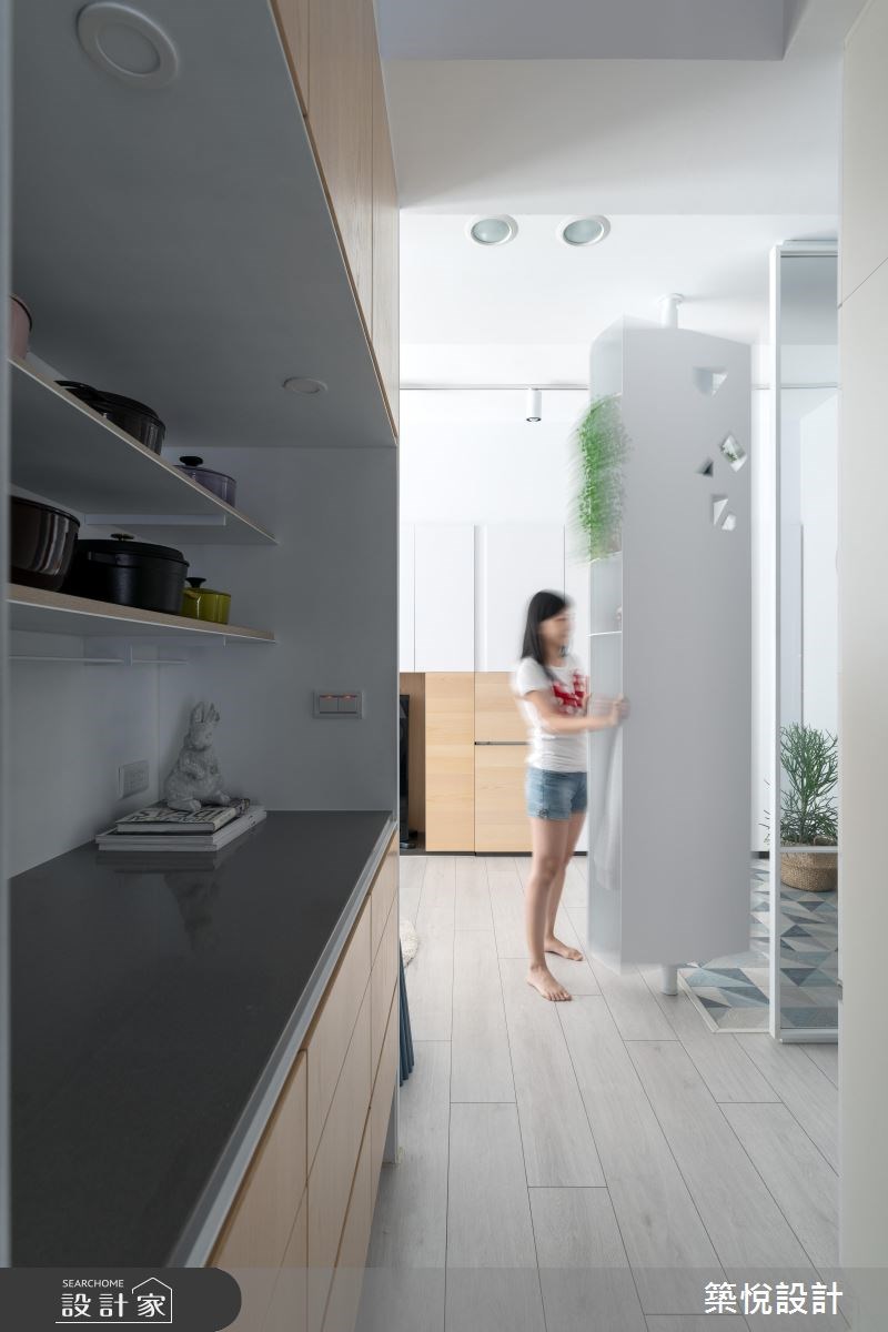 22坪新成屋(5年以下)＿北歐風走廊案例圖片＿築悅空間設計＿築悅_09之12
